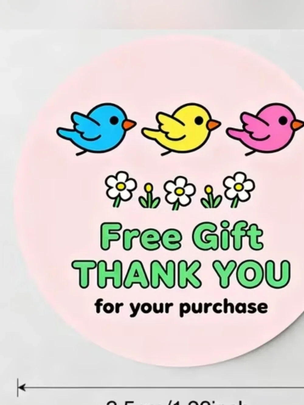 Free GIFT and THANK you Stickers Qty 160 Awww